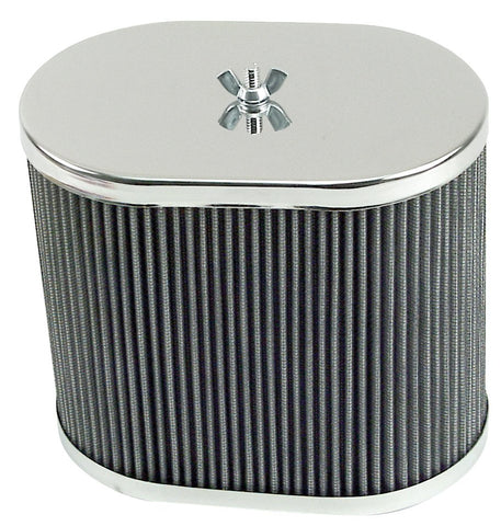 Oval Air Cleaner, 7" x 4 1/2" x 6" High, Each