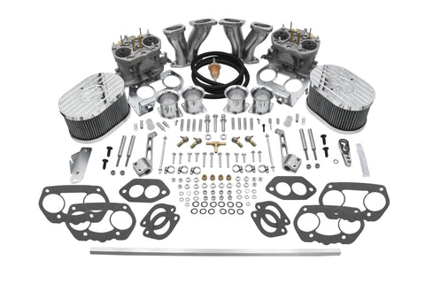 EMPI's Deluxe HPMX Carburetor Kits are the finest available. They've re-engineered the 44 carb to offer many outstanding features not found in other kits. There's a set on our PMB sleeper bug. Starts every time and runs GREAT!