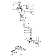 This is a complete bundle for the 914 & 914/6 that replaces the brake fluid reservoir, retaining strap and hardware, and the soft lines to the master cylinder. 