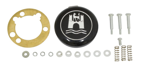 Complete Horn Button Kit, Black