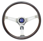 EMPI Classic Dark Wood Steering Wheel Kit