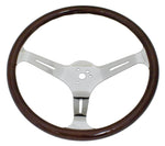EMPI Classic Dark Wood Steering Wheel
