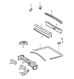 Ensure maximum protection for your Porsche 911 engine with our Engine Compartment Seal. This EPDM rubber seal fits perfectly, providing superior weather protection and reducing squeaks. Includes a 24-month warranty and replaces OEM part number 911 504 113 02.