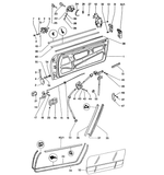 Door Hinge Pin for Porsche 911, 912, 914 and 930 (1965-94)