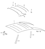 Secure your Porsche 356B, 356C, 911, 912, or 930’s headliner with our reliable Headliner Retainer. Guaranteed fitment with high-quality manufacturing ensures durability and proper function. Comes with a 24-month unlimited mileage warranty for peace of mind. Replaces: 644 555 515 00.