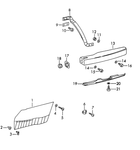 Left Lower Arm Rest Cover for Porsche 911 (1965-69)