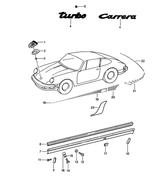 URO Parts Jack Receptacle Cover for Porsche 911/912/930 (1974–1989)