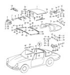 Targa Top Seal for Porsche 911 (1969-89)