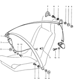 REPA Seat Belt Cap for Porsche 911, 912 and 914 (1965-73) No Longer Available from Porsche Guaranteed fitment Replace your broken factory seat belt anchor plate cover for passenger convenience Direct-fit OE replacement design instantly restores proper interior appearance High-quality polymer material resists vehicle heat and cold for long-term durability 24 Month Unlimited Mileage Warranty #2 in Diagram. 2 Required Per car. Replaces: 901 803 134 20, 90180313420