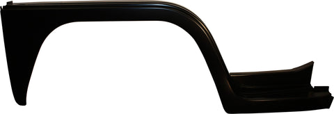 Achieve the ultimate restoration with our right front wheel arch, designed to meet OE specifications for an exact fit. The BODY PNL WHEEL ARCH FT R T-II combines quality construction with outstanding performance, making it a great choice for repairs or upgrades. Enhance your vehicle's aesthetics and reliability with this essential part. Shop now for the best in quality!