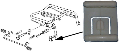 SEAT RAIL GUIDE LATE T-I