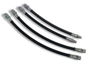 PMB Performance DirectFit Rubber Brake Lines - Set of 4 - 1964-68 Porsche 911/912