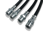 PMB Performance DirectFit Rubber Brake Lines - Set of 4 - 1964-68 Porsche 911/912