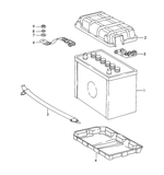 Optimize your Porsche 911 or 912's battery security with our Battery Tray. Built to factory specifications, this Porsche battery tray ensures efficient and reliable support. Enhance your vehicle's performance with our durable and high-performing battery tray. 
Replaces: 90161112120, 901 611 121 20