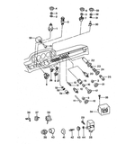 Restore your Porsche 911’s door switch functionality with this durable concave washer. Guarantees fitment, replacing cracked or worn washers to keep out moisture and dust. Direct-fit OE design for simple installation. Made to resist vehicle heat and shock, with a 24-month warranty. #4 in Diagram. Replaces 911 542 404 01.