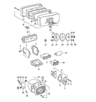 Fog Light Lens Gasket for Porsche 911, 912E, and 930 (1974-83). Restore your vehicle's fog lights with our amber gasket, guaranteed fitment, UV-resistant, and scratch-proof. Instantly improve appearance and visibility. Two required per car. Replaces: 91163195600. Also fits Mercedes-Benz 280S, 450SL, 560SL, and more. 24 Month Warranty.