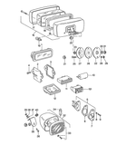 Fog Light Lens Gasket for Porsche 911, 912E, and 930 (1974-83). Restore your vehicle's fog lights with our amber gasket, guaranteed fitment, UV-resistant, and scratch-proof. Instantly improve appearance and visibility. Two required per car. Replaces: 91163195600. Also fits Mercedes-Benz 280S, 450SL, 560SL, and more. 24 Month Warranty.