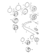 Speedometer/Combination Gauge Retainer Ring for Porsche 911 (1970-89): Restore your factory gauge function with our guaranteed fitment retainer ring. Direct-fit OE replacement ensures easy installation, with high-quality housing that withstands intense cabin heat. Replaces part numbers 911 641 902 00 and 91164190200.