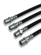PMB Performance DirectFit Rubber Brake Lines - Set of 4 - 1970-72.8 Porsche 914-4/914-6