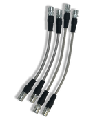 PMB Performance DirectFit Stainless-Steel Brake Lines - Set of 4 - 1973-76 Porsche 914-4