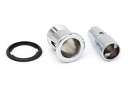 Perfect for any 914 restoration, our chrome lock repair kit revitalizes your trunk lock with a fresh look. Includes a chrome lock housing and cylinder barrel, offering a guaranteed fit and restoring your car’s sleek appearance. Revamp those pock-marked originals effortlessly!