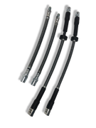 PMB Performance DirectFit Rubber Brake Lines - Set of 4 - 1983-95 Porsche 928 (alloy calipers)