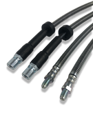 PMB Performance DirectFit Rubber Brake Lines - Set of 4 - 1983-95 Porsche 928 (alloy calipers)