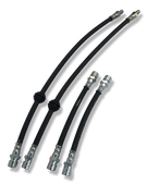 PMB Performance DirectFit Rubber Brake Lines - Set of 4 - 1976-89 Porsche 924/944