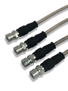 PMB Performance DirectFit Stainless-Steel Brake Lines - Set of 4 - 1976-89 Porsche 924 - 944