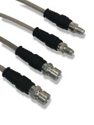 PMB Performance DirectFit Stainless-Steel Brake Lines - Set of 4 - 1976-89 Porsche 924 - 944