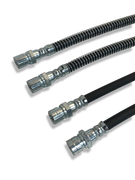 PMB Performance DirectFit Rubber Brake Lines - Set of 4 - 1990-95 Porsche 968/944S2