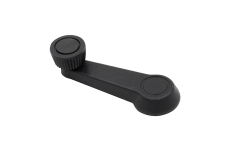 Window Crank, Metal Backed, Black, 75-79, Each