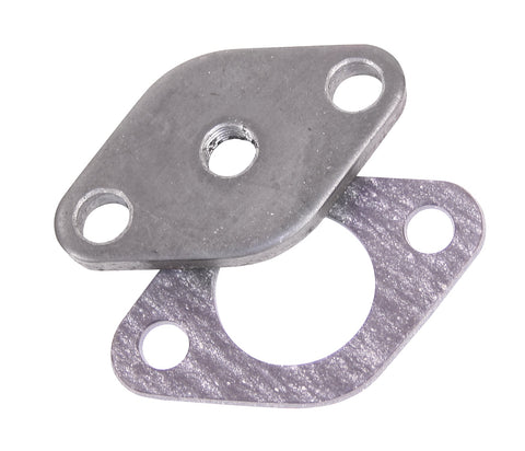 Secure your engine's performance with our Block-Off Plate for the dipstick hole! Featuring a 1/8" NPT tapped hole, this high-quality plate effectively seals the dipstick opening, preventing leaks and ensuring optimal functionality. A must-have for any engine rebuild or modification. Order yours today to enhance your engine's reliability!