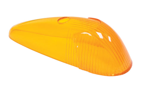 Turn Signal Lens, Left & Right, 58-63, Amber, Each Will only fit EMPI Assemblies (Not OE)