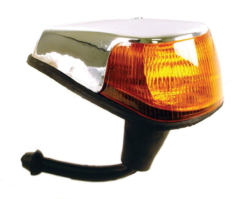 Turn Signal Assy., Left, 70-79, AmberÂ (Chrome Plated Plastic)