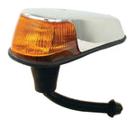 Turn Signal Assy., Right, 70-79, Amber (Chrome Plated Plastic)