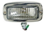Back-Up Light Assy. with Left Bracket & Boot for Type 1, Ghia, & Type 3 (64-71), featuring great chrome finish and universal compatibility. Shop now at PMB.