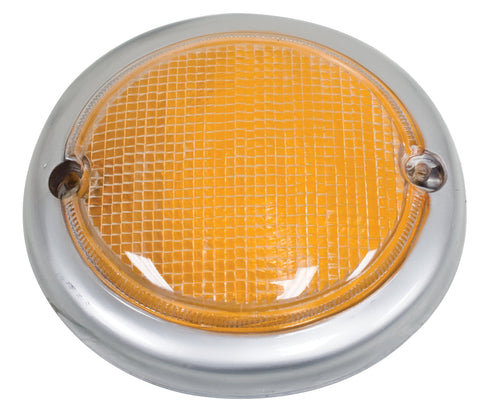 Turn Signal Lens - Amber, Type 2 63-67, Left, Each