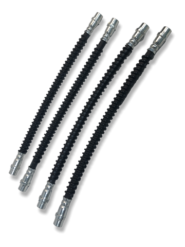 PMB Performance DirectFit Rubber Brake Lines - Set of 4 - 2012-16 Porsche Boxster/Cayman