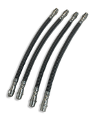 PMB Performance DirectFit Rubber Brake Lines - Set of 4 - 2016-22 Porsche Boxster/Spyder/Cayman