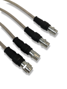 PMB Performance DirectFit Stainless-Steel Brake Lines - Set of 4 - 2005-12 Porsche Boxster/Cayman