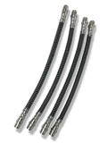 PMB Performance DirectFit Rubber Brake Lines - Set of 4 - 1998-12 Porsche 996/997/GT3
