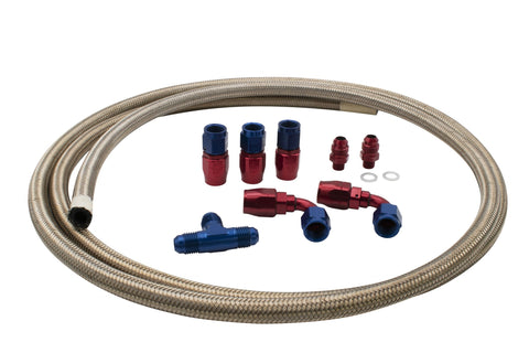 Maximize fuel efficiency with the Dual IDA/EPC Fuel Line Kit, featuring XRP -6 blue and red fittings and XRP HS-79 stainless steel lines. Designed for a seamless fit with IDA and EPC carburetors, this high-quality kit delivers superior fuel flow and durability under all conditions. Ideal for performance enthusiasts.