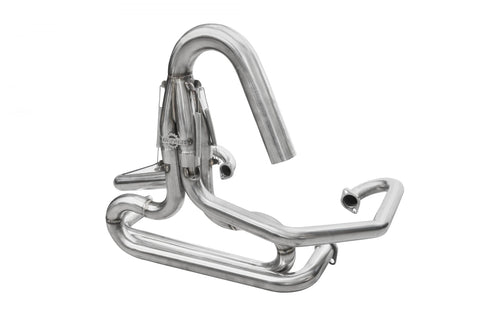 BUGPACK Stainless Steel Comp Exhaust, 1 1/2â€ with U-bend Stinger