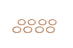 Optimize your engine performance with .060 hardened valve spring shims, designed for setting the proper installed height. These shims create a solid seat surface for high-pressure springs, preventing damage to the heads. Pack of 8 single spring shims ensures reliable durability in any engine build.