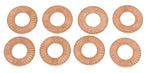 Elevate your engine's efficiency with our hardened valve spring shims. Crafted for optimal spring installed height, these .060 dual spring shims offer an excellent seat surface for high-pressure springs, preventing damage to the heads. Each pack includes 8 shims, perfect for serious performance builds!