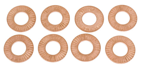 Elevate your engine's efficiency with our hardened valve spring shims. Crafted for optimal spring installed height, these .060 dual spring shims offer an excellent seat surface for high-pressure springs, preventing damage to the heads. Each pack includes 8 shims, perfect for serious performance builds!