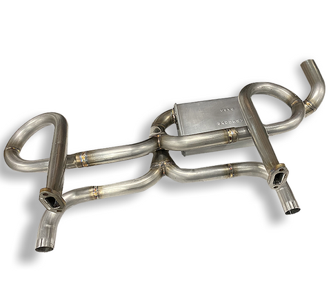 Bursch Stainless Steel Exhaust System with Muffler for Porsche 912