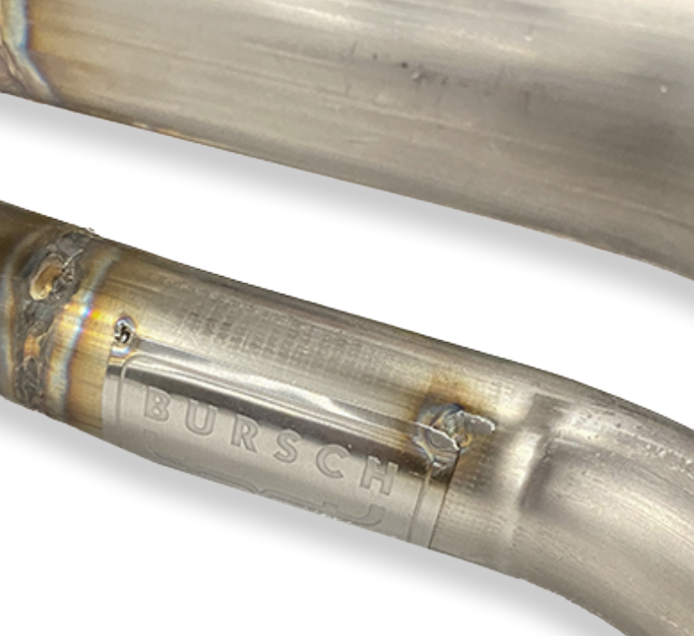 Bursch Stainless Steel Exhaust System With Muffler For Porsche 356 19 bursch-stainless-steel-exhaust-system-with-muffler-for-porsche-356-19