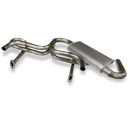 Bursch Stainless Steel Exhaust System with Muffler for Porsche 356 (1960-65). PMB Performance offers a vast selection of Bursch Exhaust components. Bursch is revolutionizing exhaust systems for Porsche 911, 912, 914, and even classic Porsche 356. Experience enhanced horsepower and efficiency with Bursch—your go-to for Porsche exhaust upgrades.